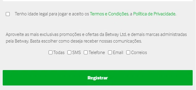 Betway Registrar